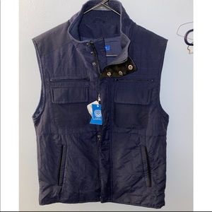 NWT men’s Vince Camuto medium quilted vest- navy